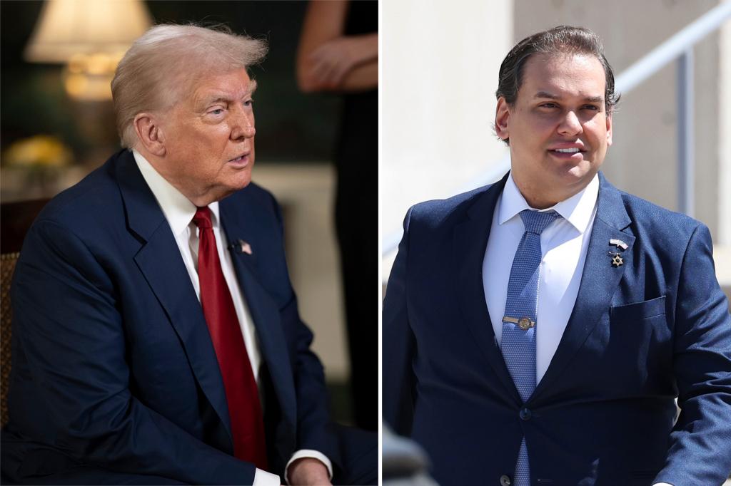 Trump demurs on pardoning disgraced former Rep. George Santos: ‘He lied like hell’