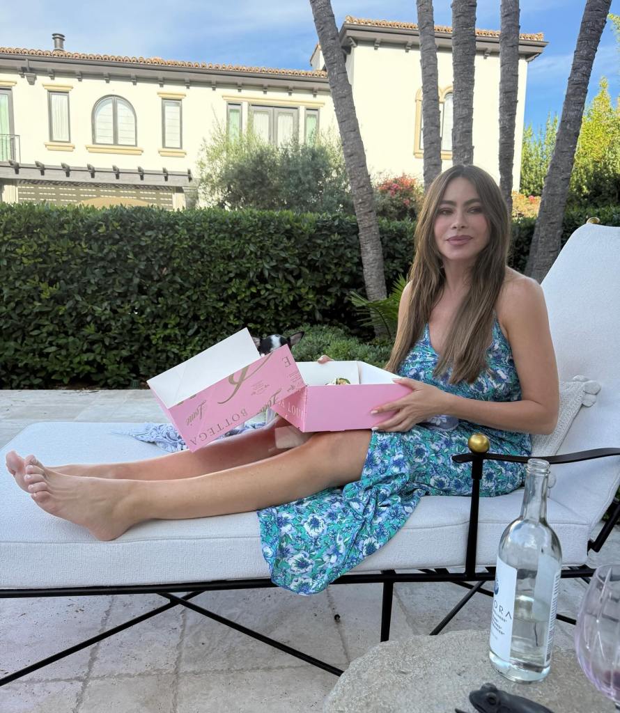 Sofía Vergara’s pals brought her some desserts as she recovers from knee surgery.
