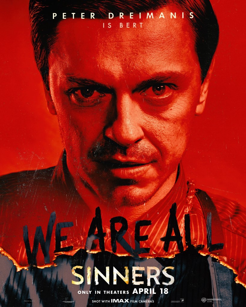 SINNERS, US poster, Peter Dreimanis, 2025. © Warner Bros. / Courtesy Everett Collection
