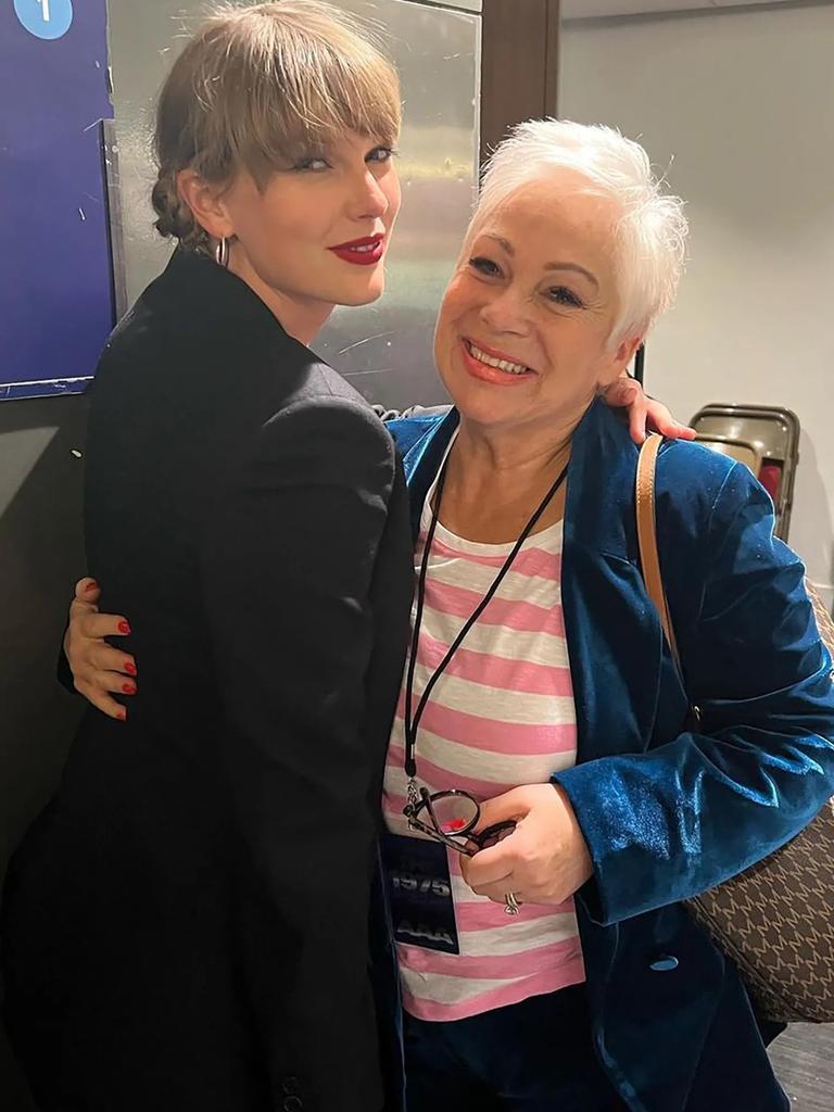 Taylor Swift and Denise Welch, Matty Healy's mother.
