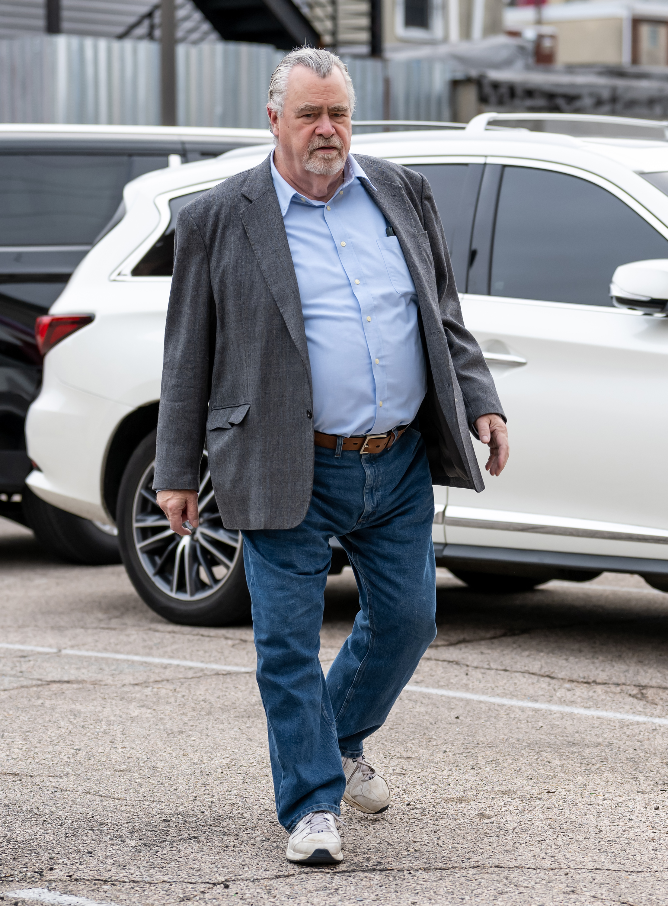 Ed Kelce walking in 2025