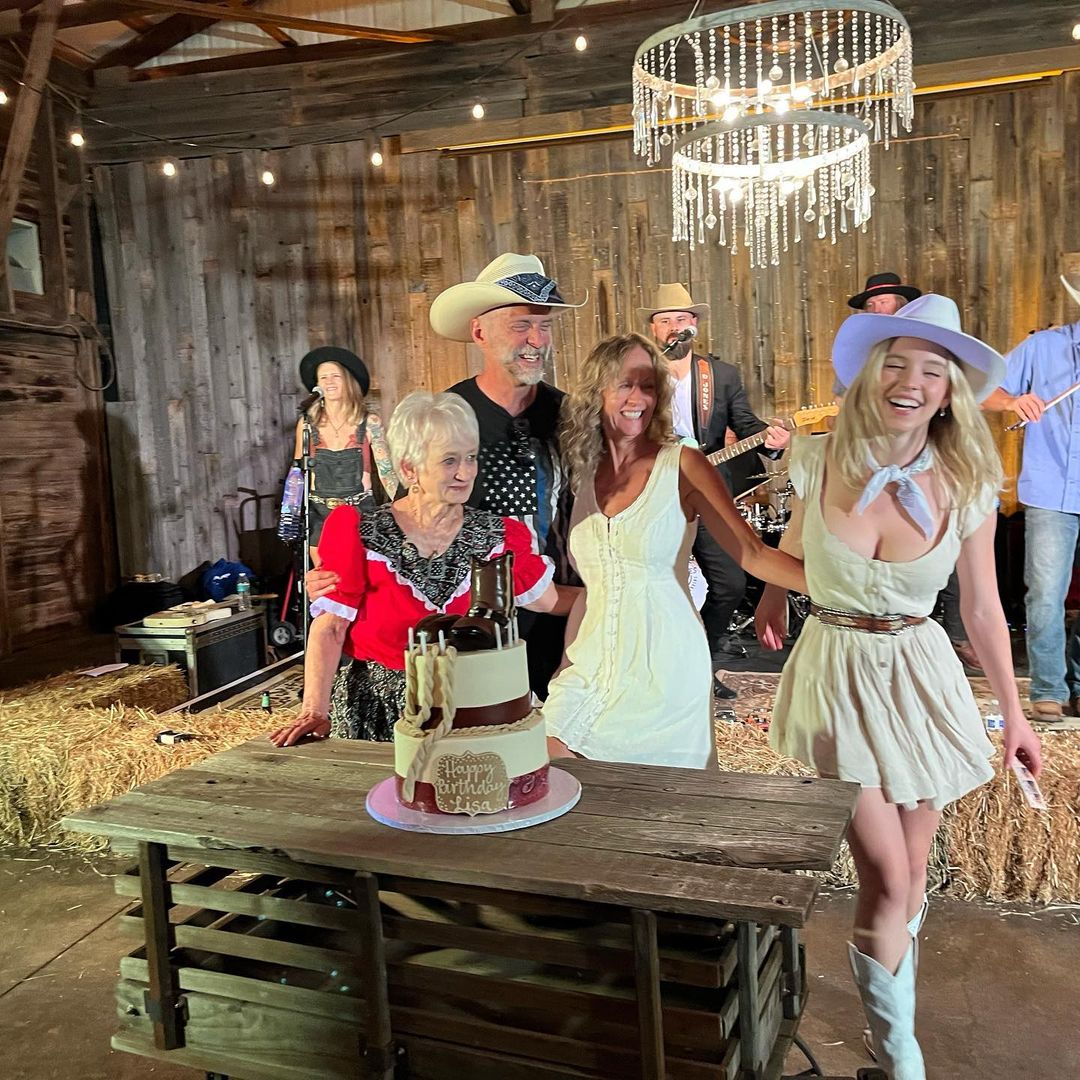 Sydney Sweeney and her family at a hoedown