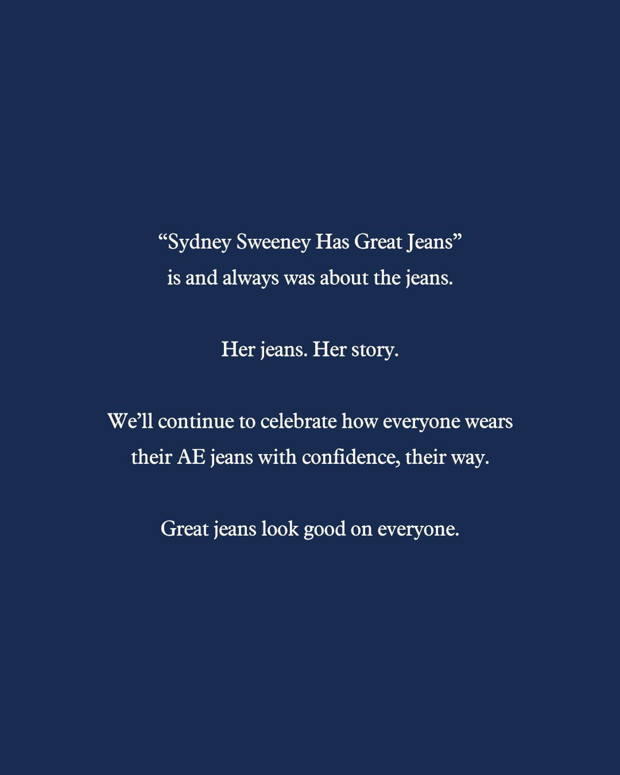 American Eagle's statement