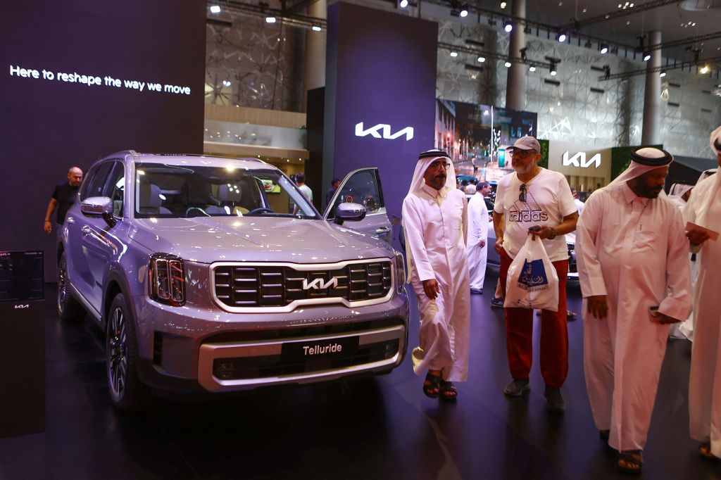2024 Kia Telluride SUV on display.