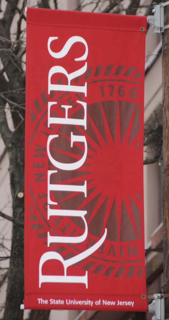 Rutgers University banner.