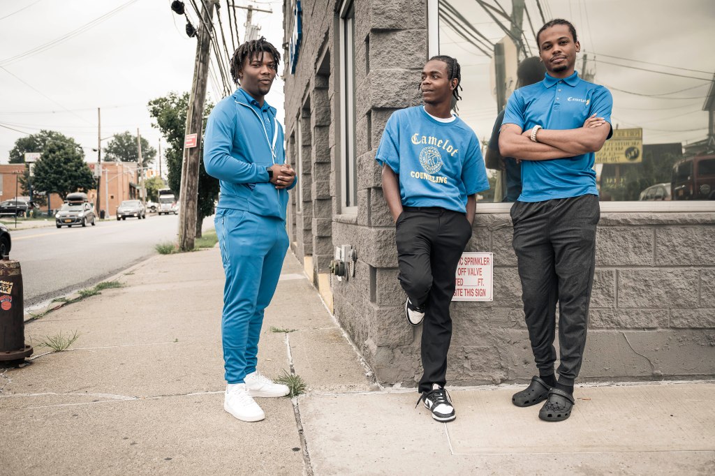 Three young men participating in a marijuana addiction program at Camelot Counseling.