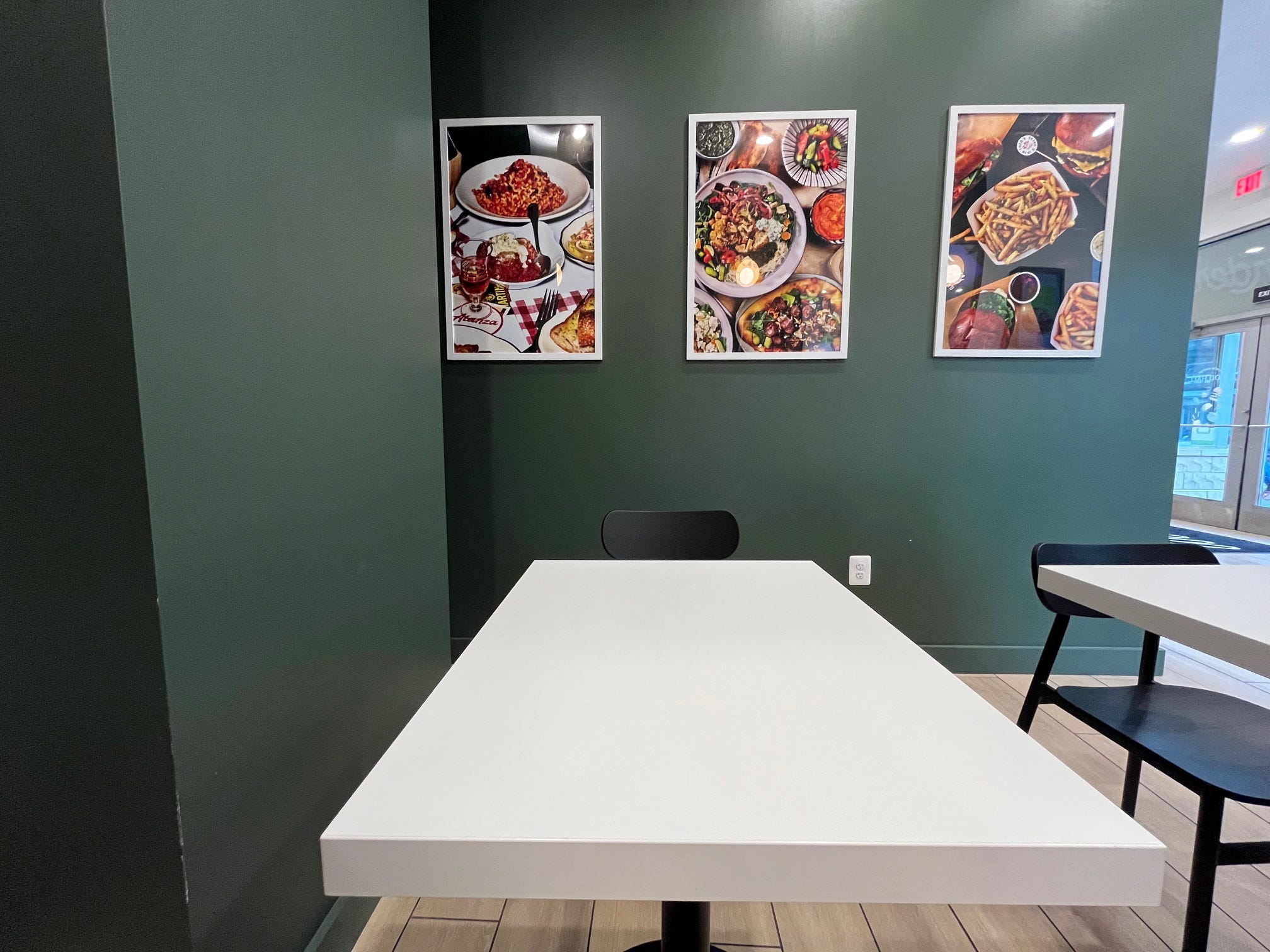 The dine-in seating at Wonder's 14th Street location in Washington, DC