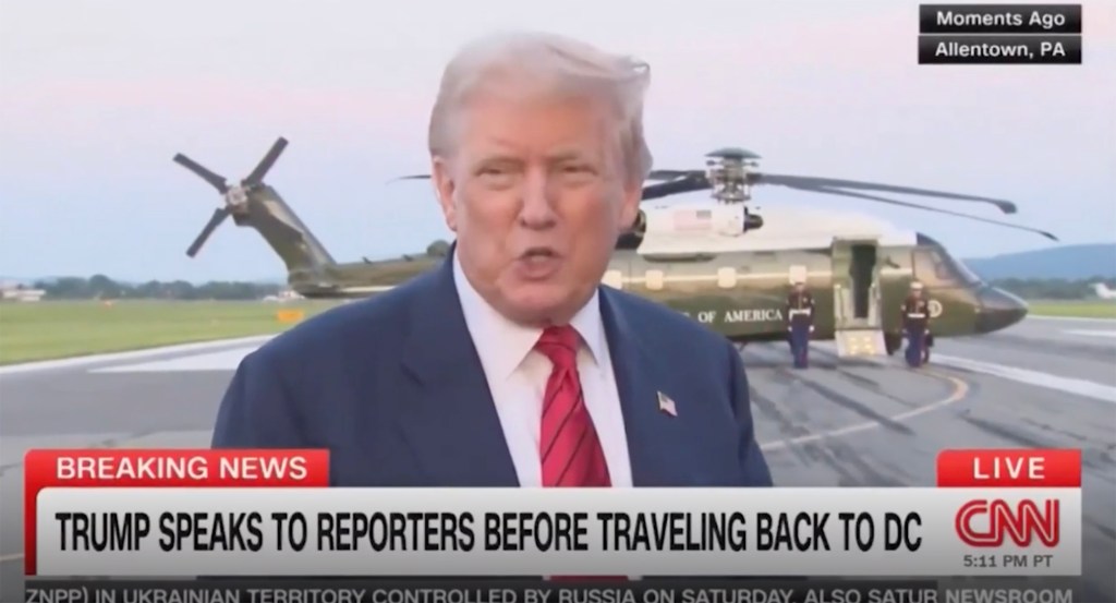 Preisdent Trump on Sunday
