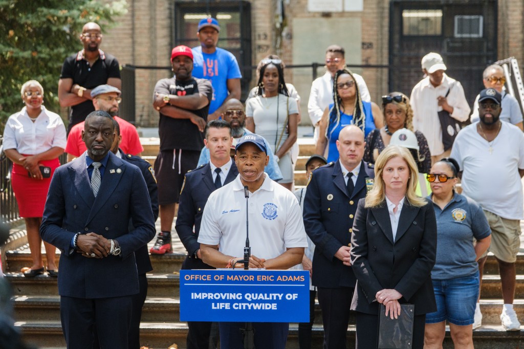 Mayor Eric Adams announces expansion of the NYPD's Q Team.