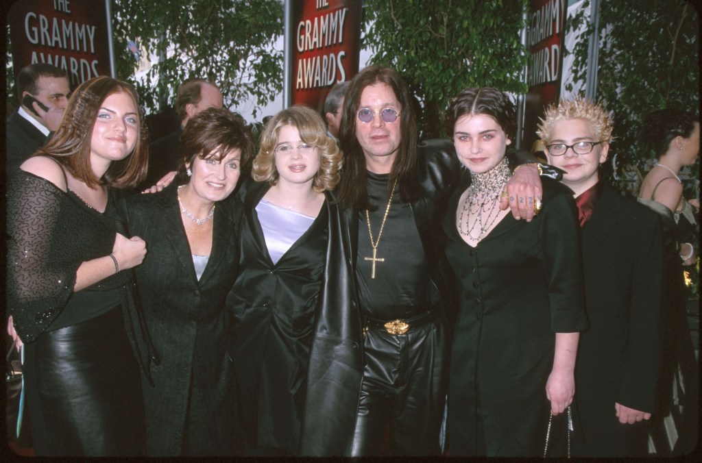 Ozzy, Sharon, Kelly, Jack and Aimee Osbourne together in 2000