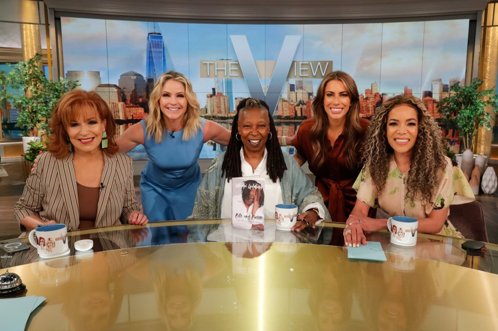 Whoopi Goldberg with The View co-hosts.