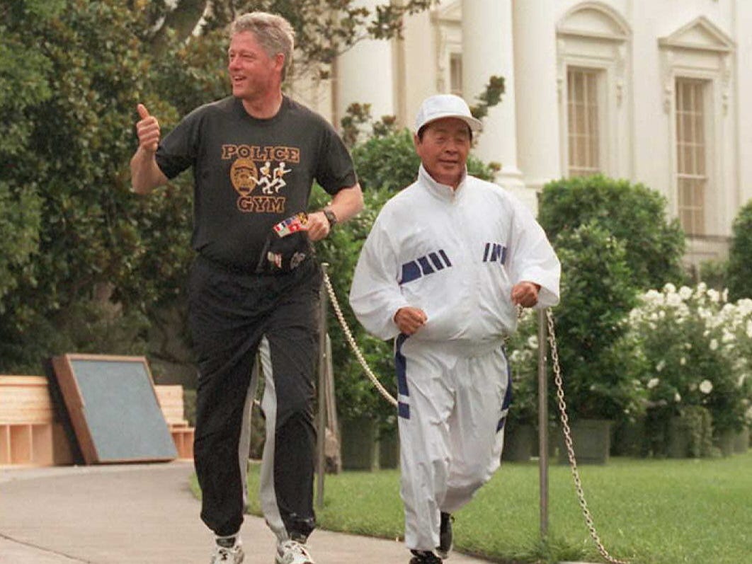 white house jogging track