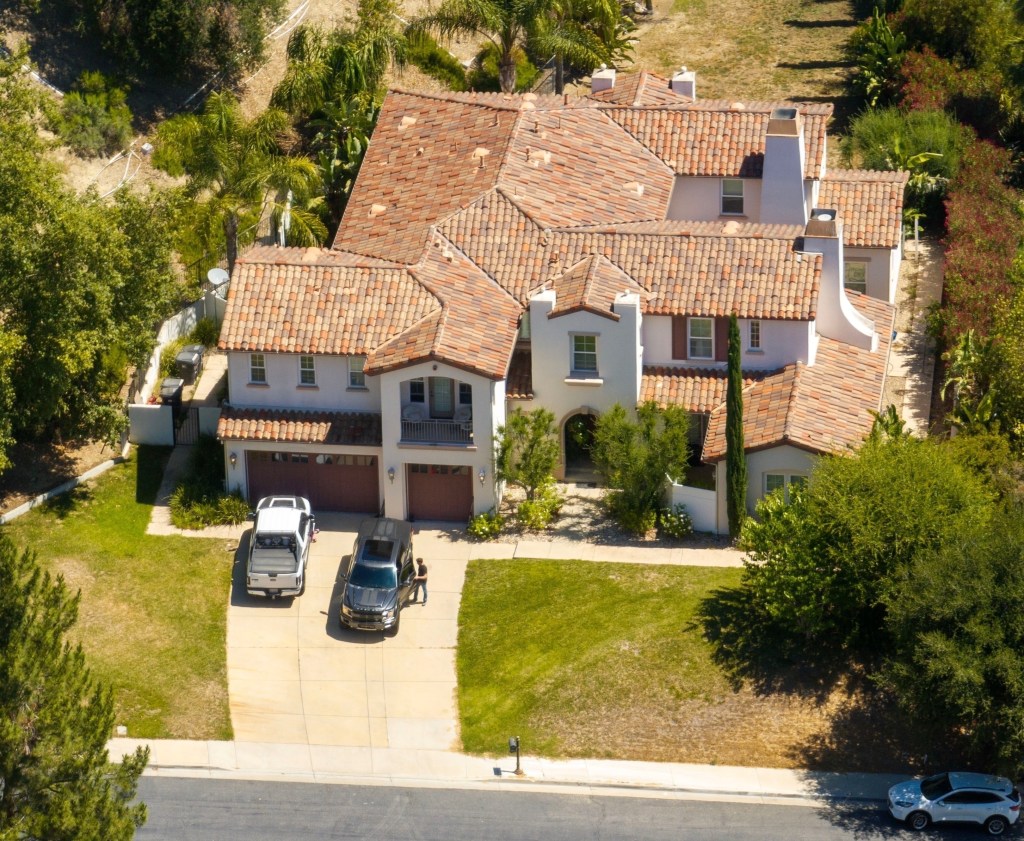 Aaron Phypers at Calabasas, Calif., home