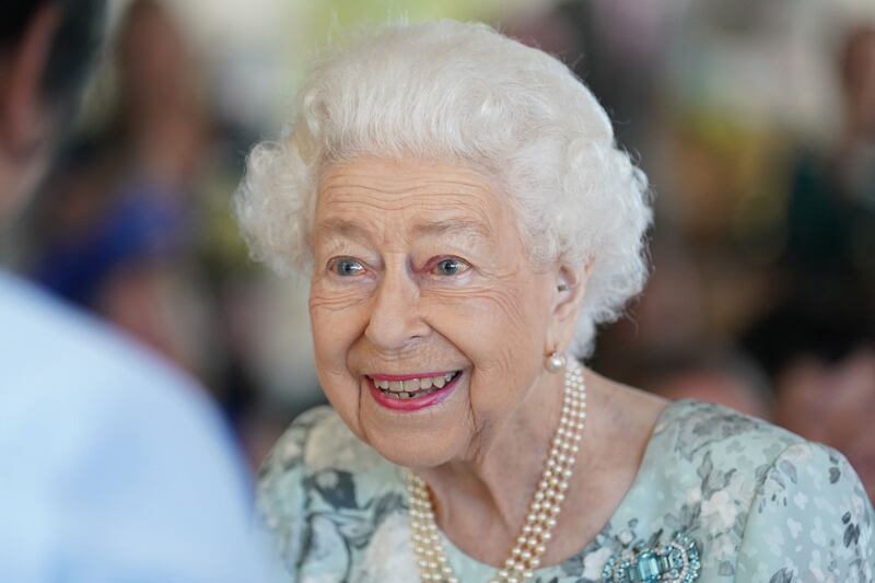 Queen Elizabeth II in 2022—the late British monarch eventually cut Ferguson off financially.