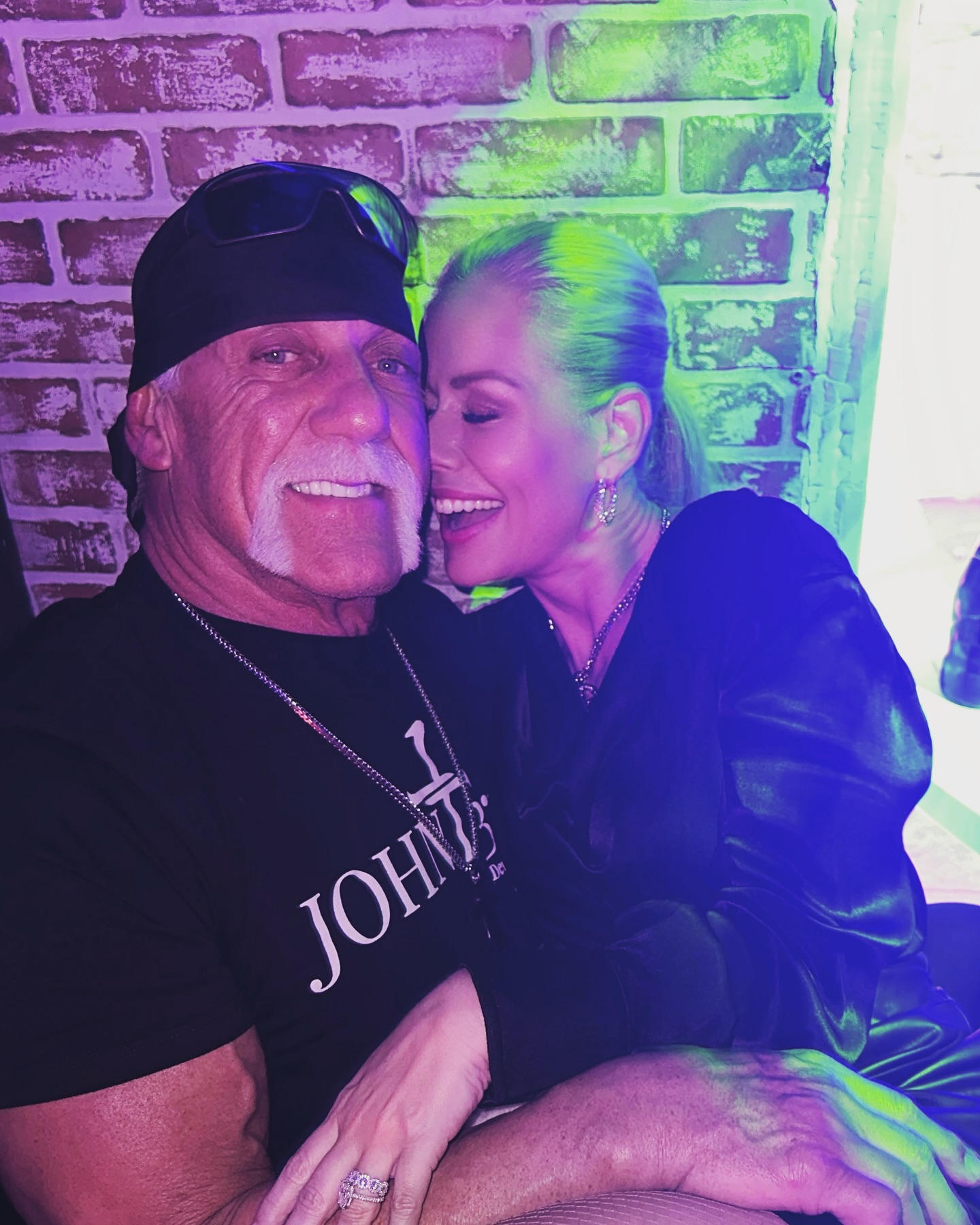 Hulk Hogan and Sky Daily.