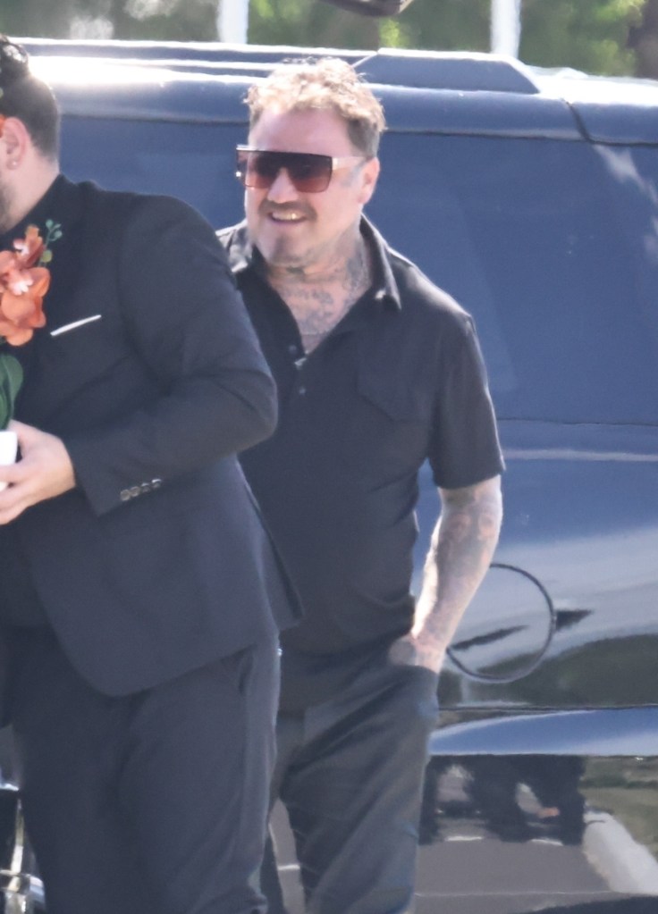 Bam Margera at Hulk Hogan's funeral