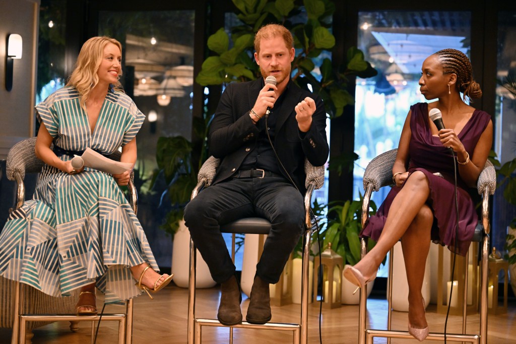Prince Harry at a Sentebale event in April 2024.