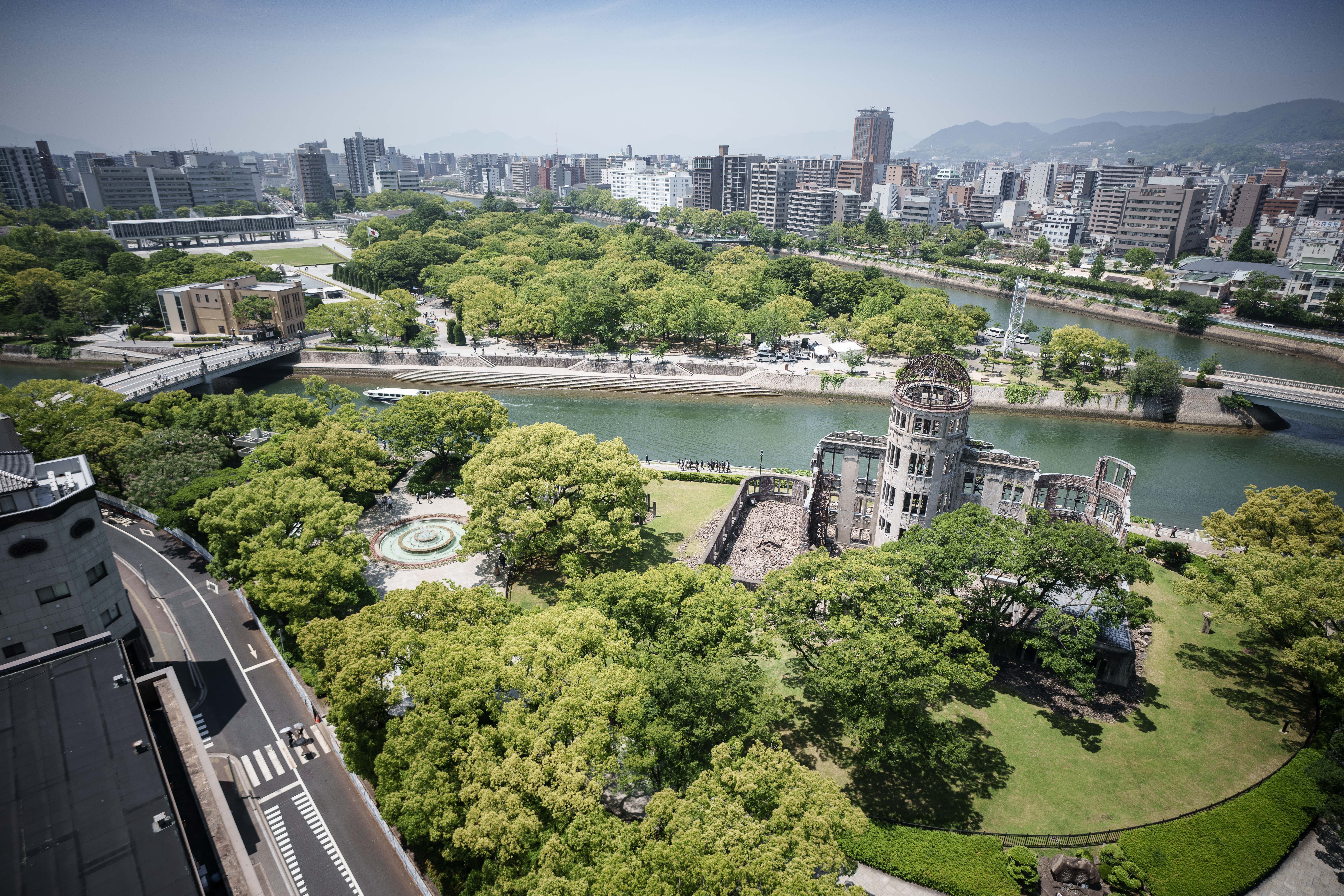 hiroshima memorial dome, japan
