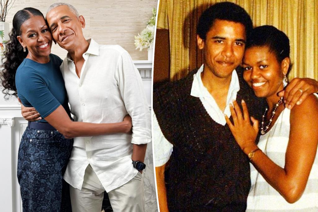 Why Michelle Obama fought ‘first sparky feelings’ when she met ‘sexy’ Barack
