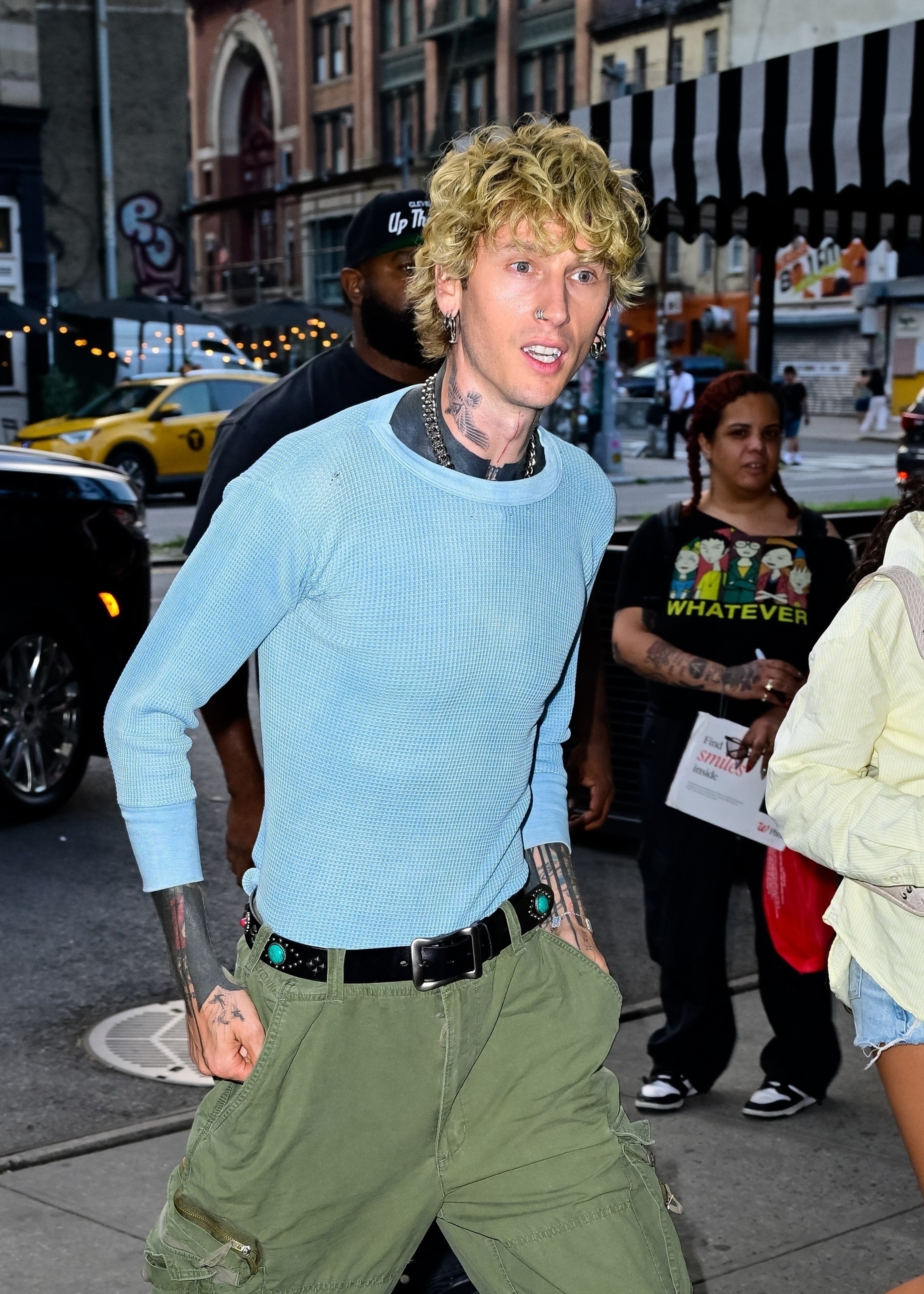 MGK in NY in August 2025