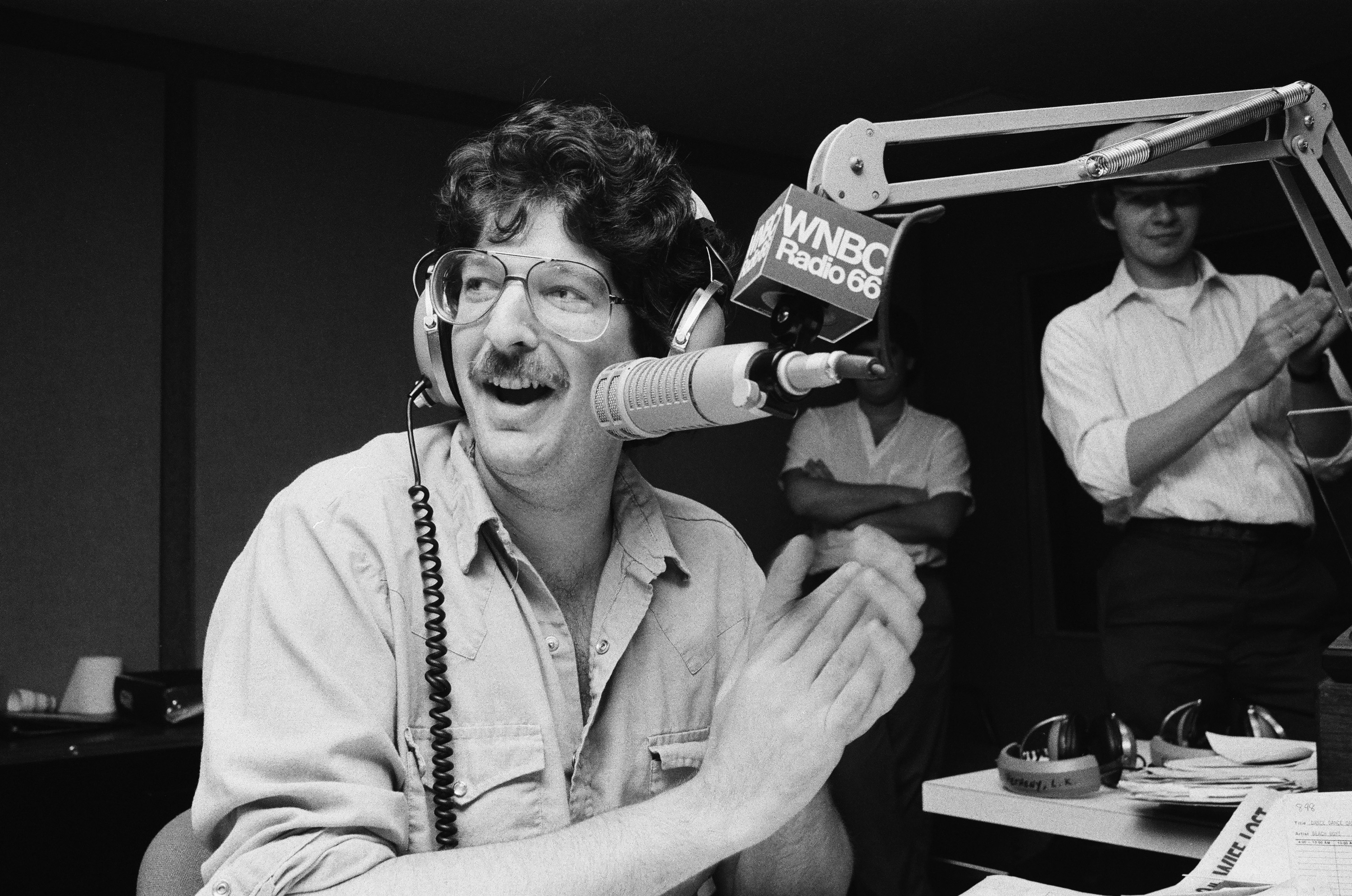 A black-and-white photo of Howard Stern in 1983