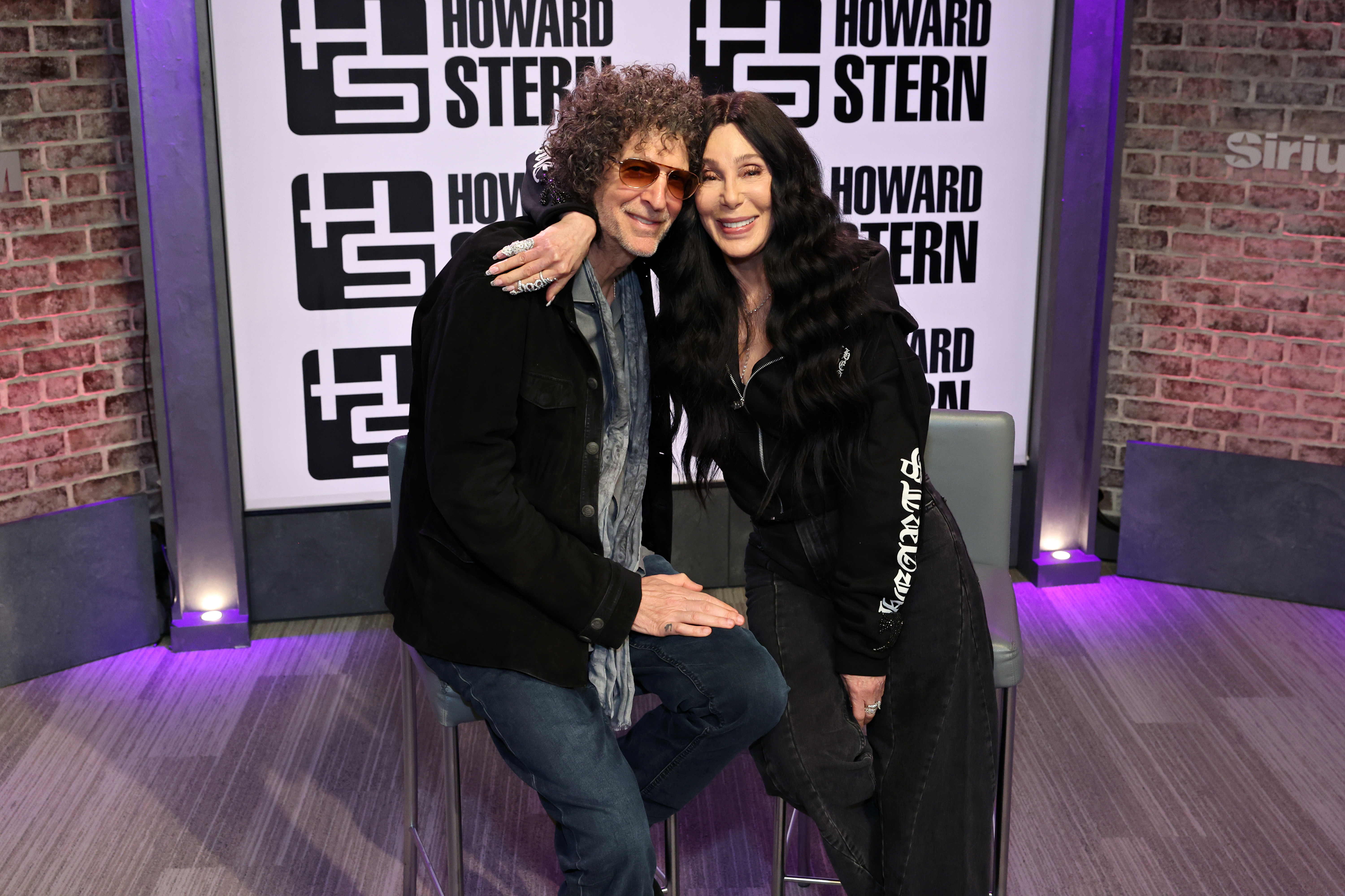 Howard Stern and Cher in 2024