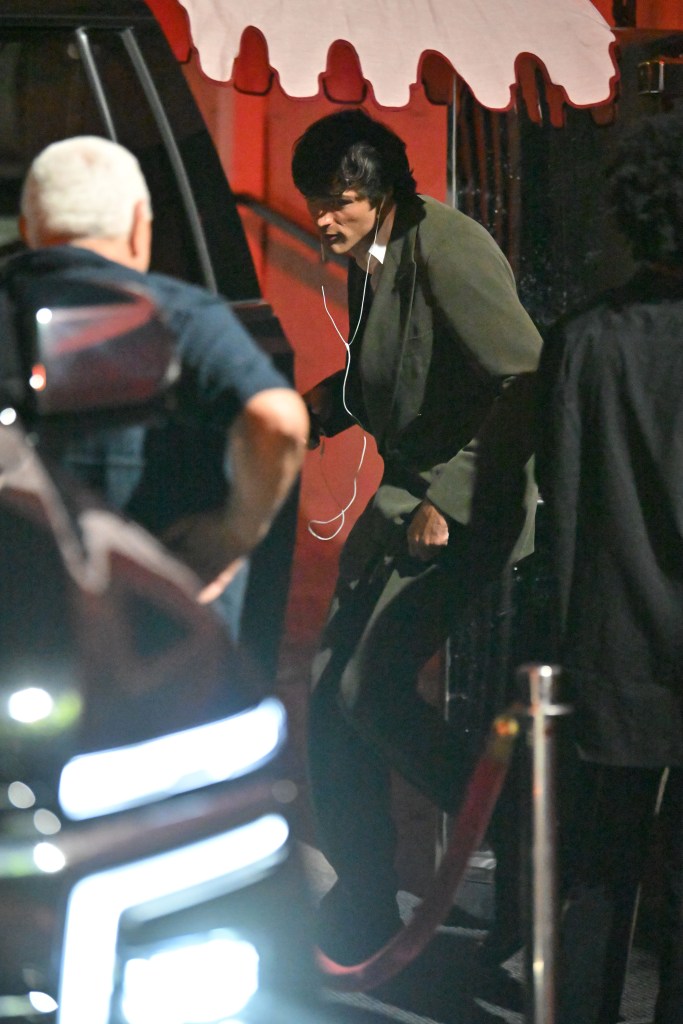 Jacob Elordi is seen at Cara Delevingne's birthday party at Bar Marmont on August 05, 2025 in Los Angeles, Calif