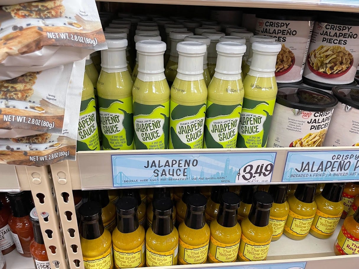 I like to mix the jalapeño sauce with mayonnaise, barbecue sauce, and Worcestershire sauce.