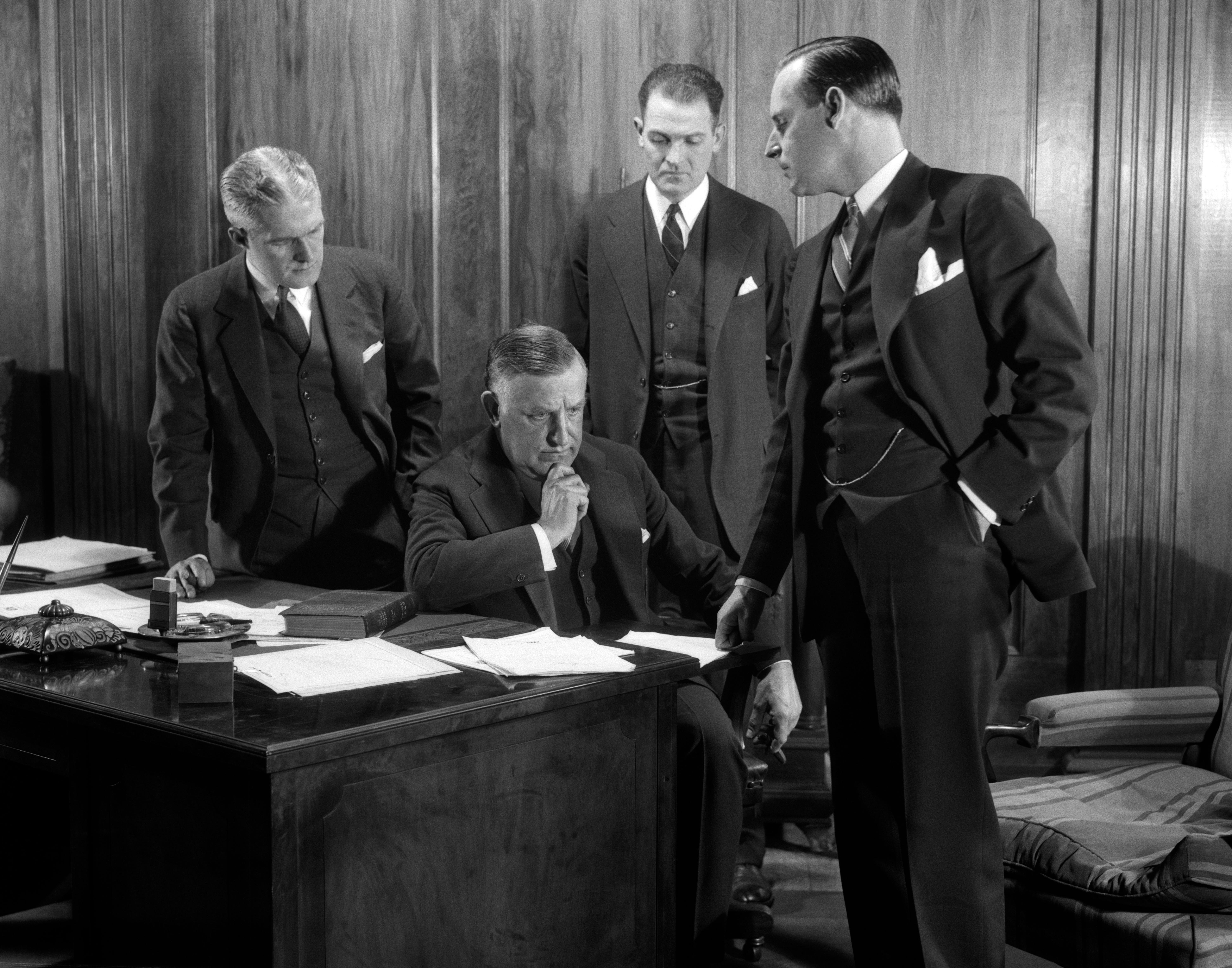 mens office style 1940s