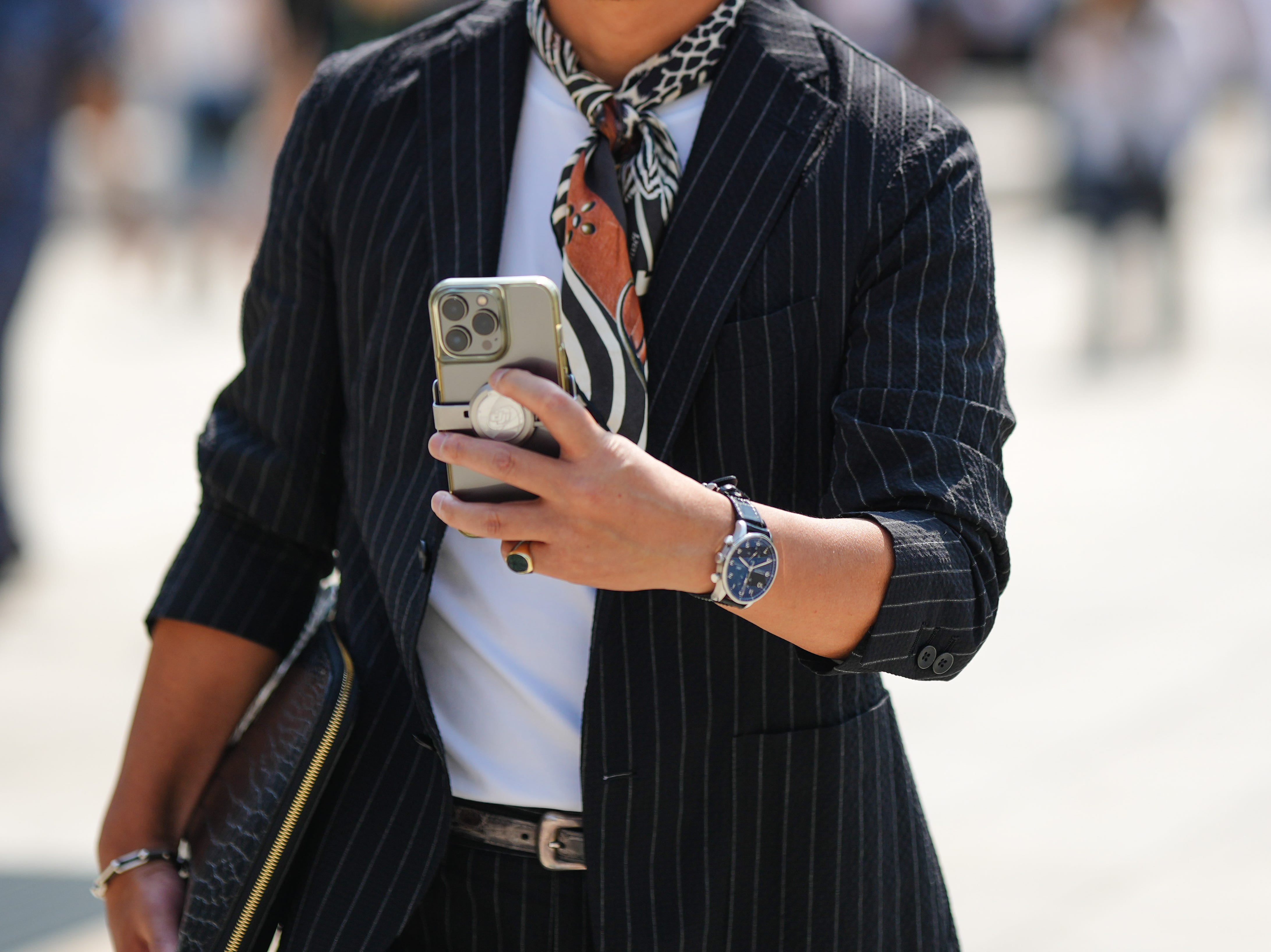 men wearing scarf