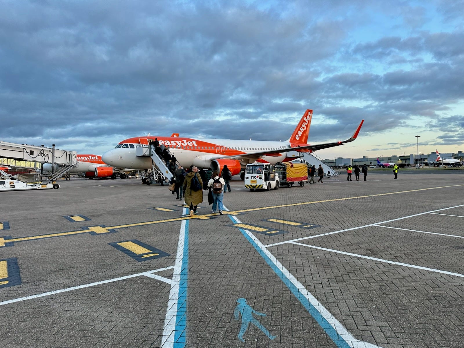 easyJet plane on tarmac