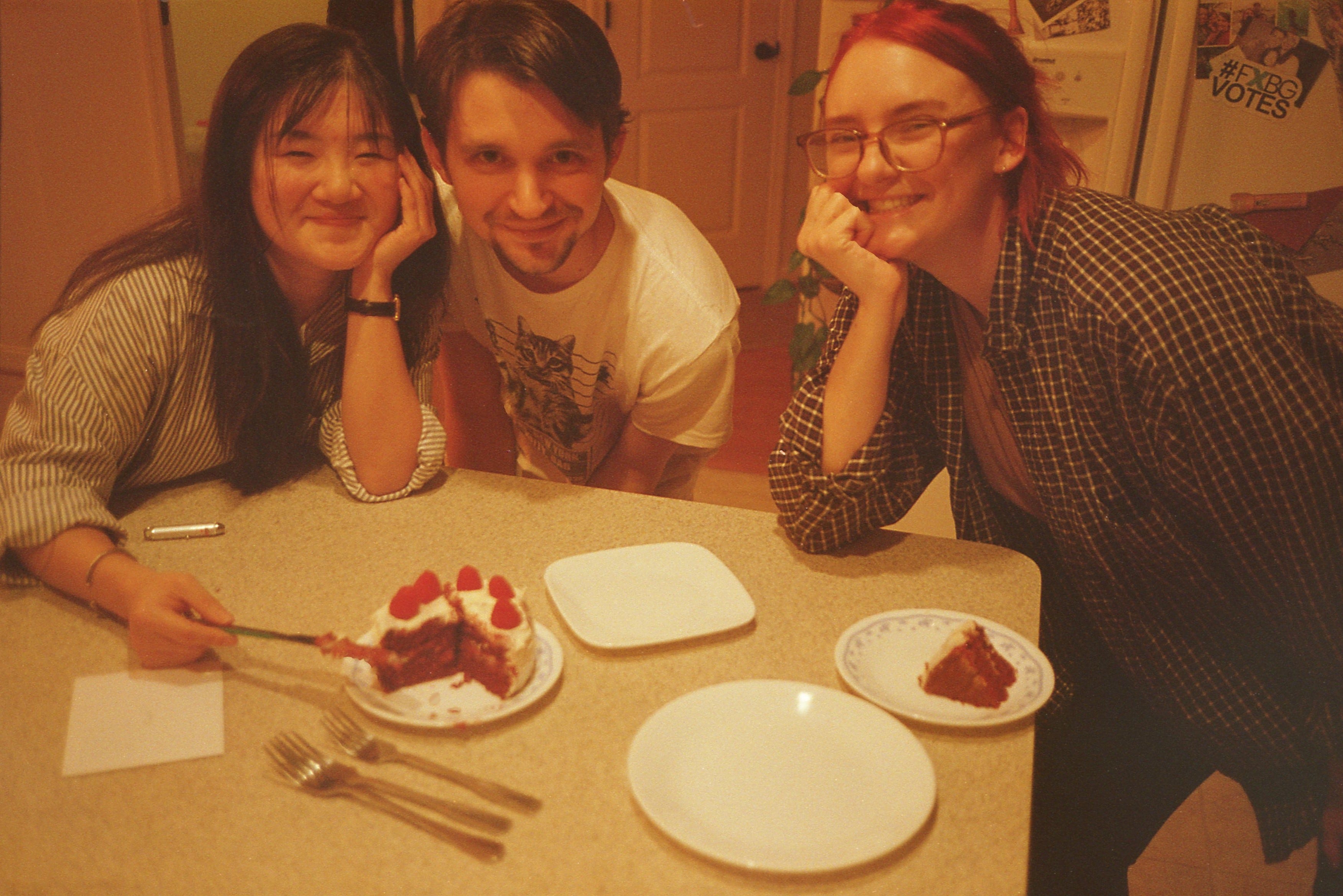 Friends at a table