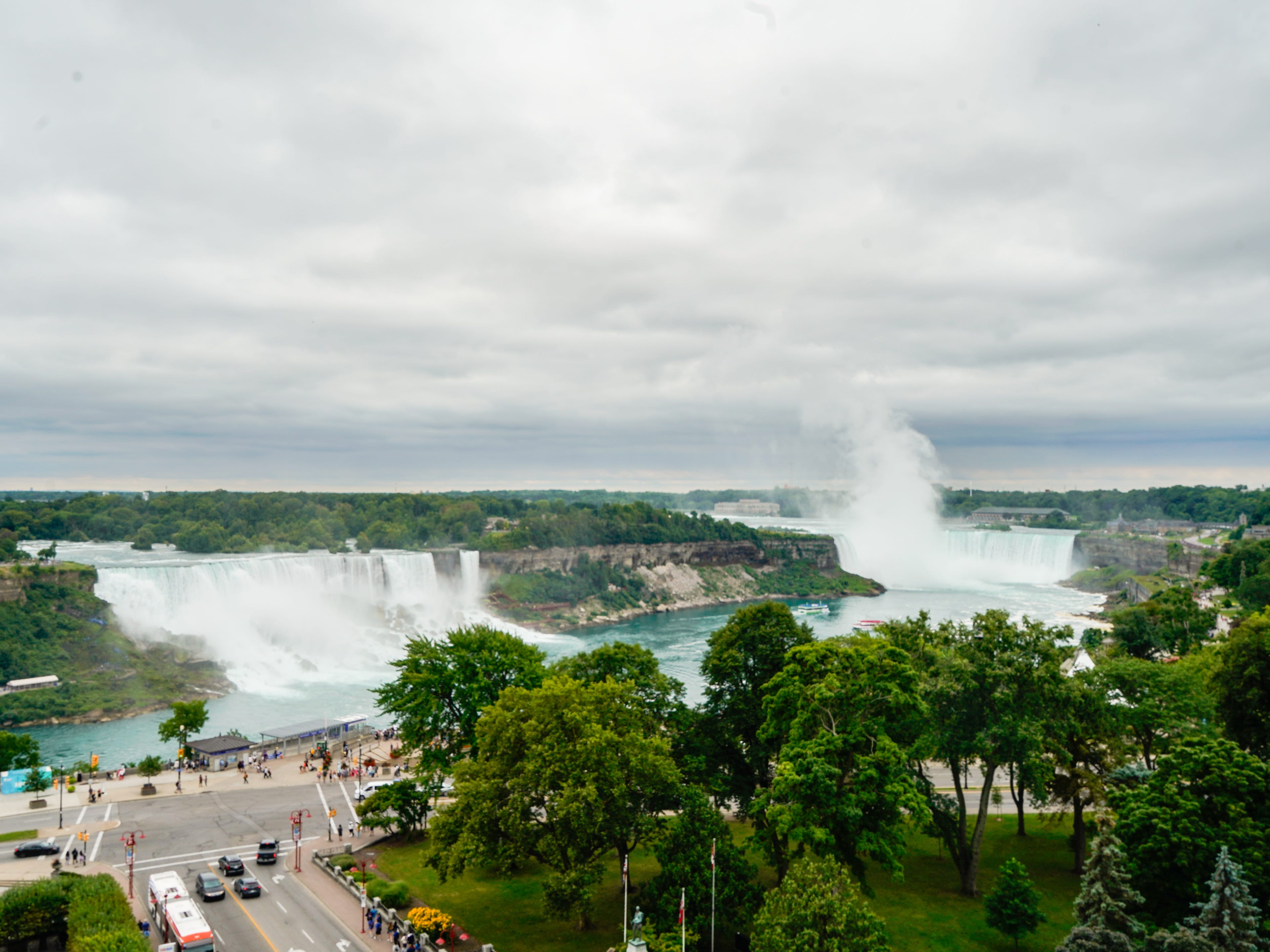 A view of Niagara Falls from the Sheraton Fallsview