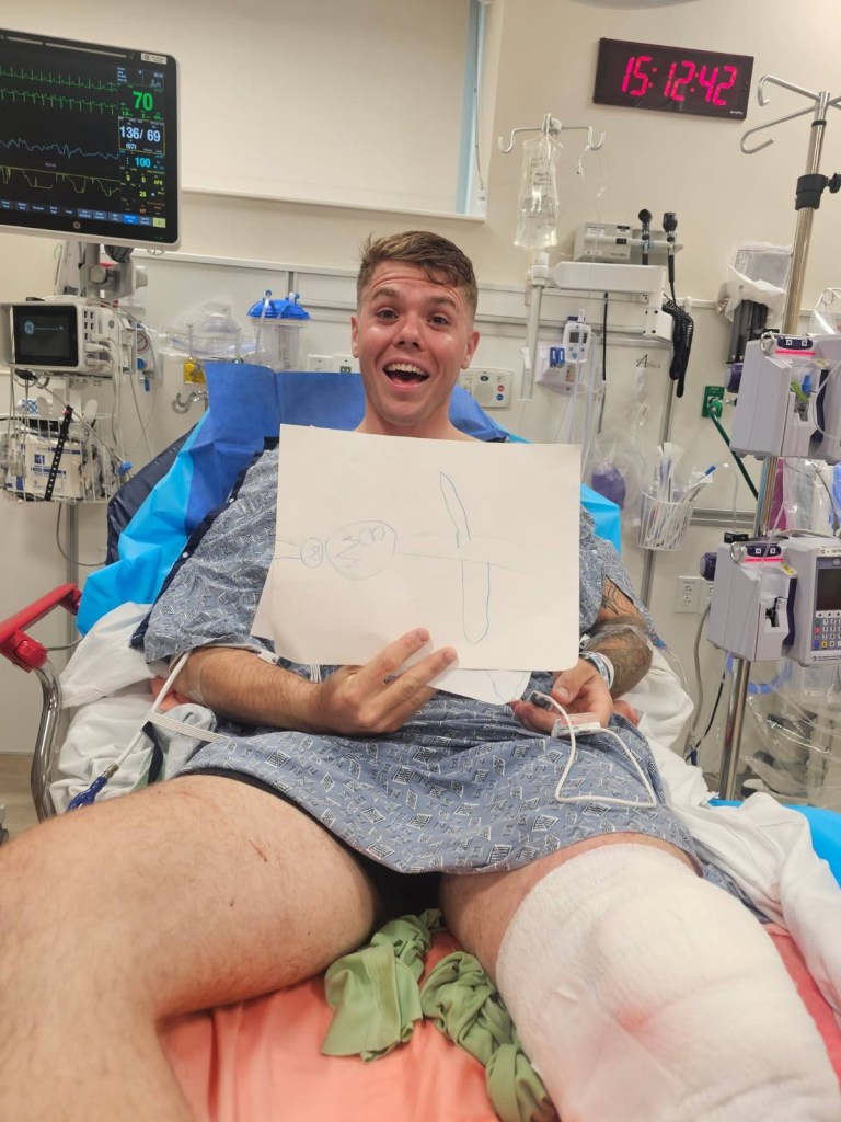 He was released from the hospital after less than 24 hours.