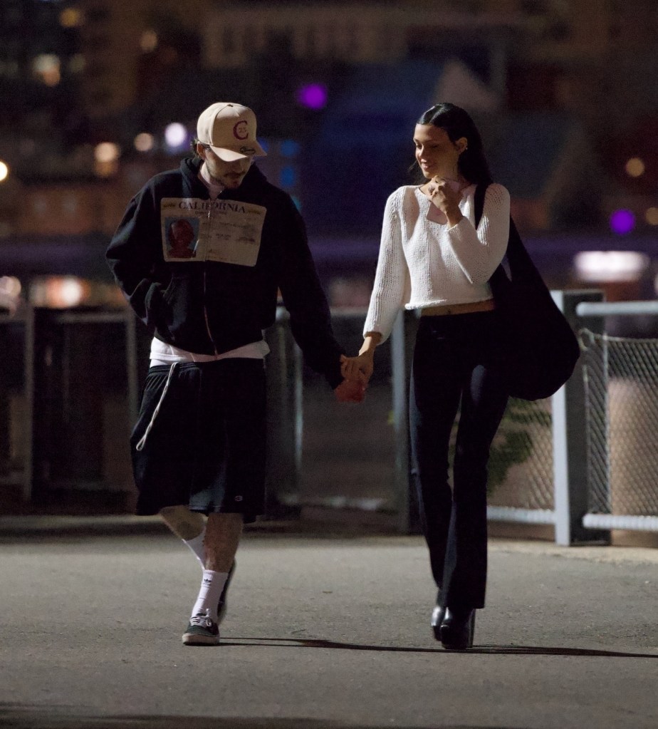 Nicola Peltz and Brooklyn Beckham took a walk in New York City on Tuesday night.