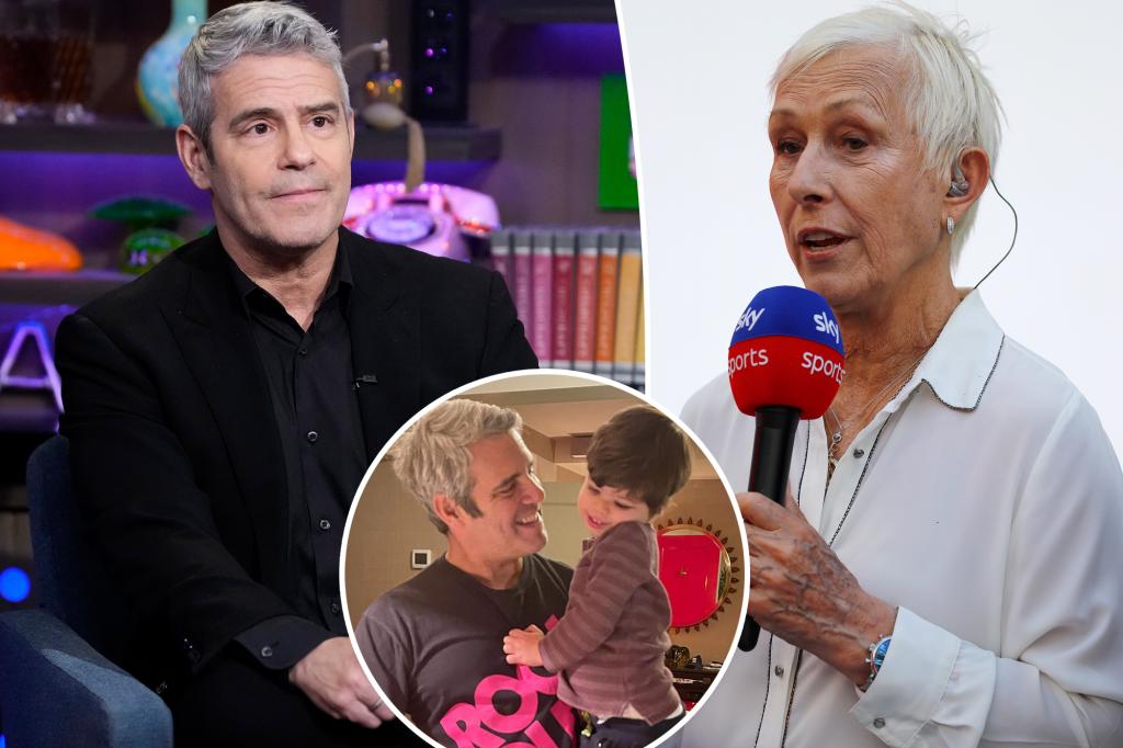 Andy Cohen blasts ‘ill-informed and dumb’ Martina Navratilova for controversial surrogacy take