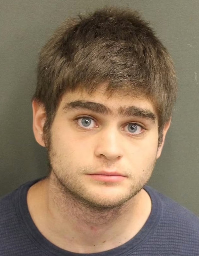 Matthew Edward Cameron, 22, was arrested on domestic battery charges.