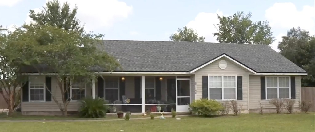 House where a triple murder-suicide occurred.