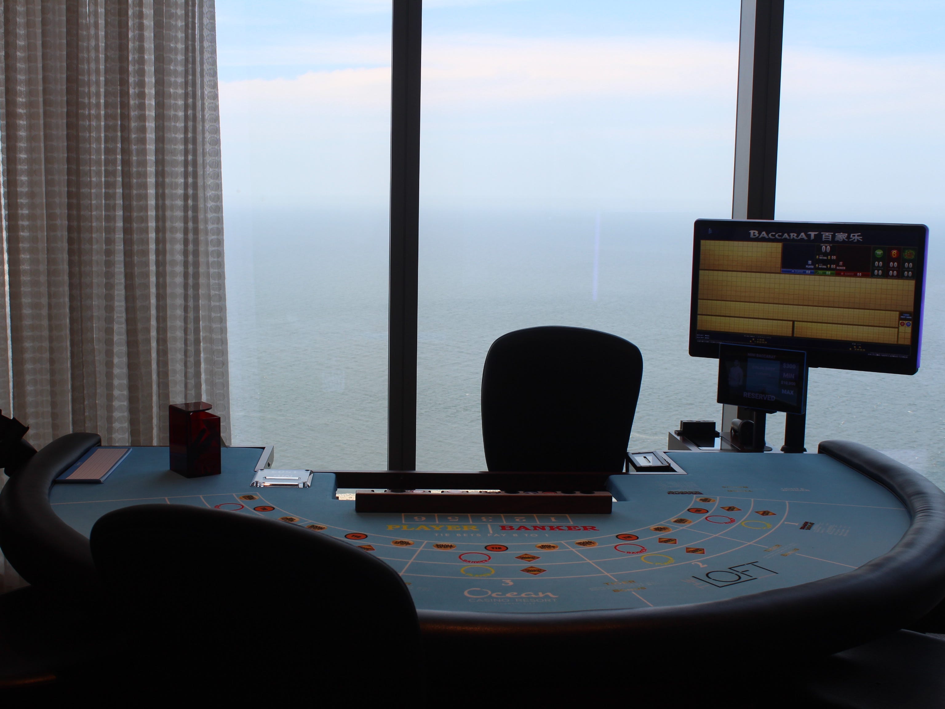 ocean casino resort atlantic city private game room