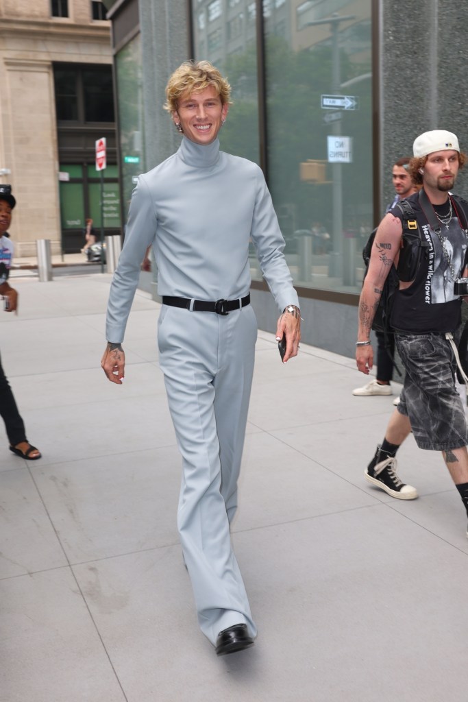 MGK in NYC in August 2025