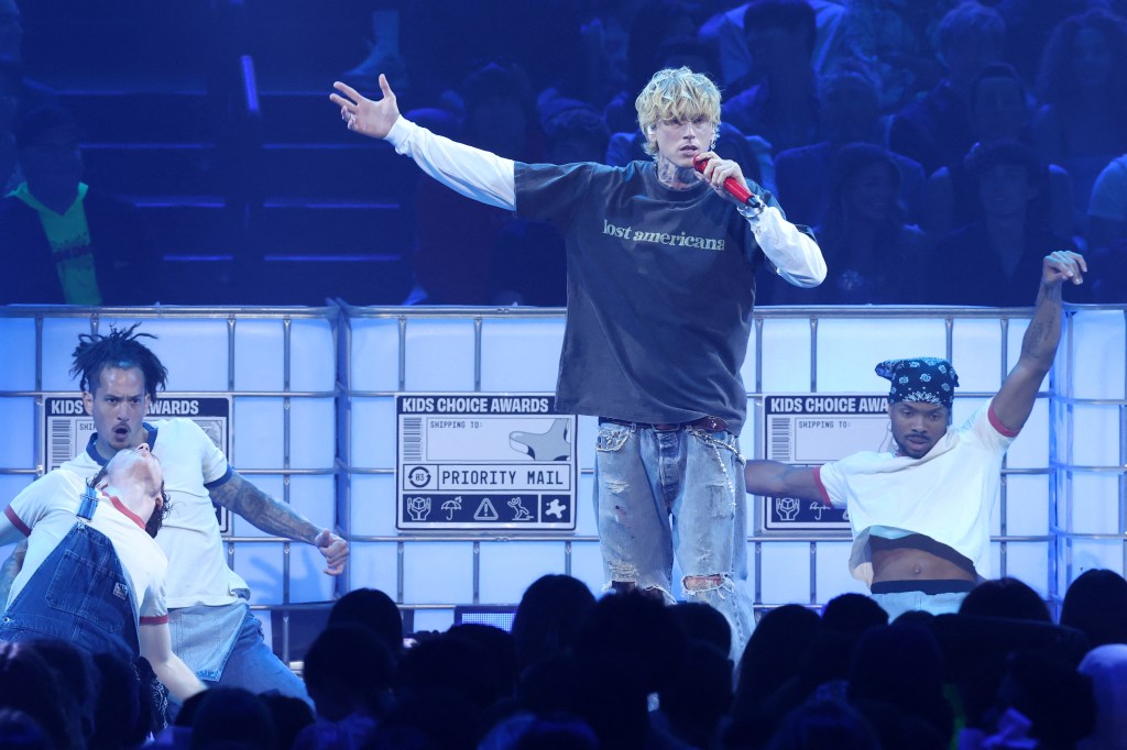 MGK in June 2025 performance in California