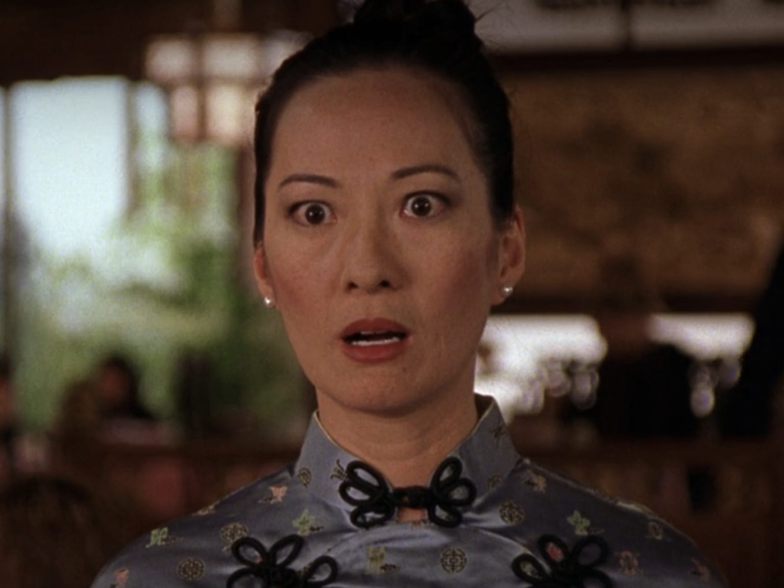 rosalind chao working in the chinese restaurant in freaky friday