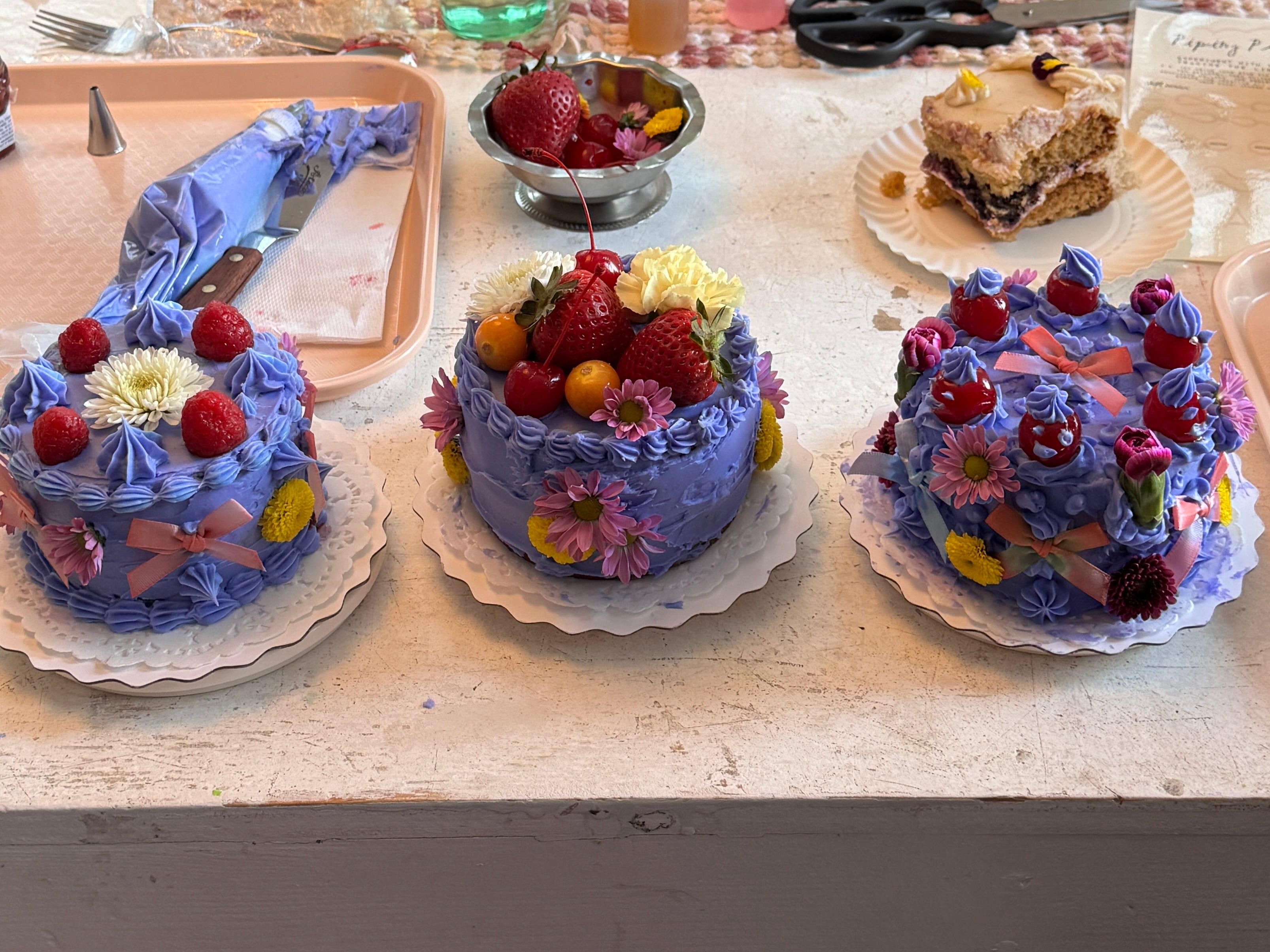 Purple cakes