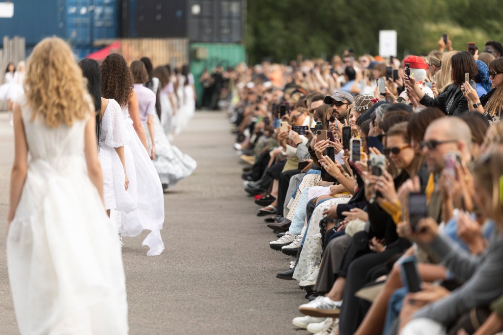 Cecilie Bahnsen's 10th anniversary show in Copenhagen Fashion Week on Thursday