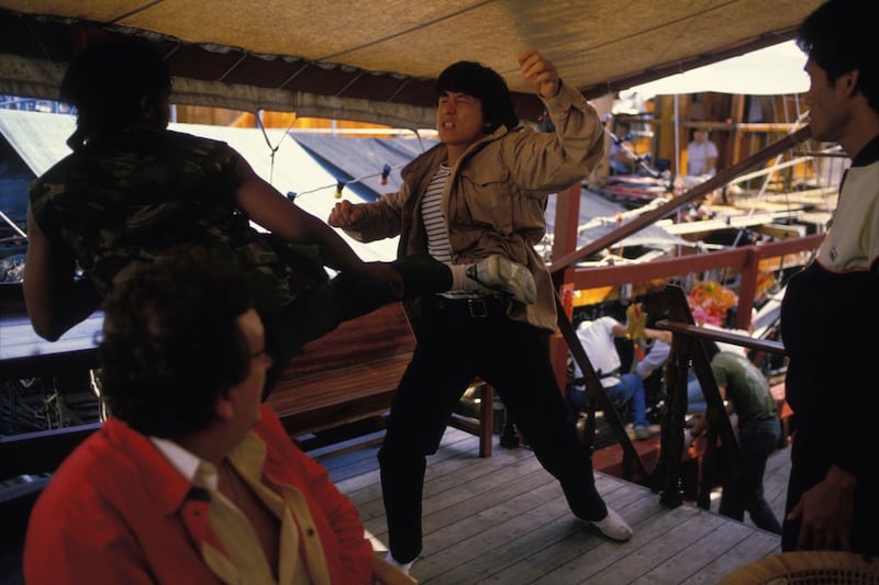 Action hero Jackie Chan in The Protector.