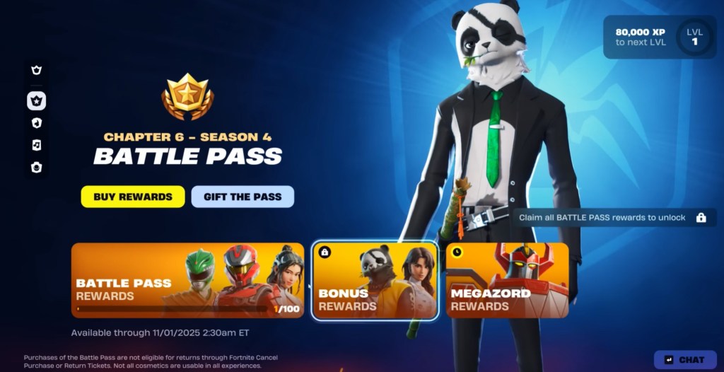 Fortnite Season 4 Battle Pass