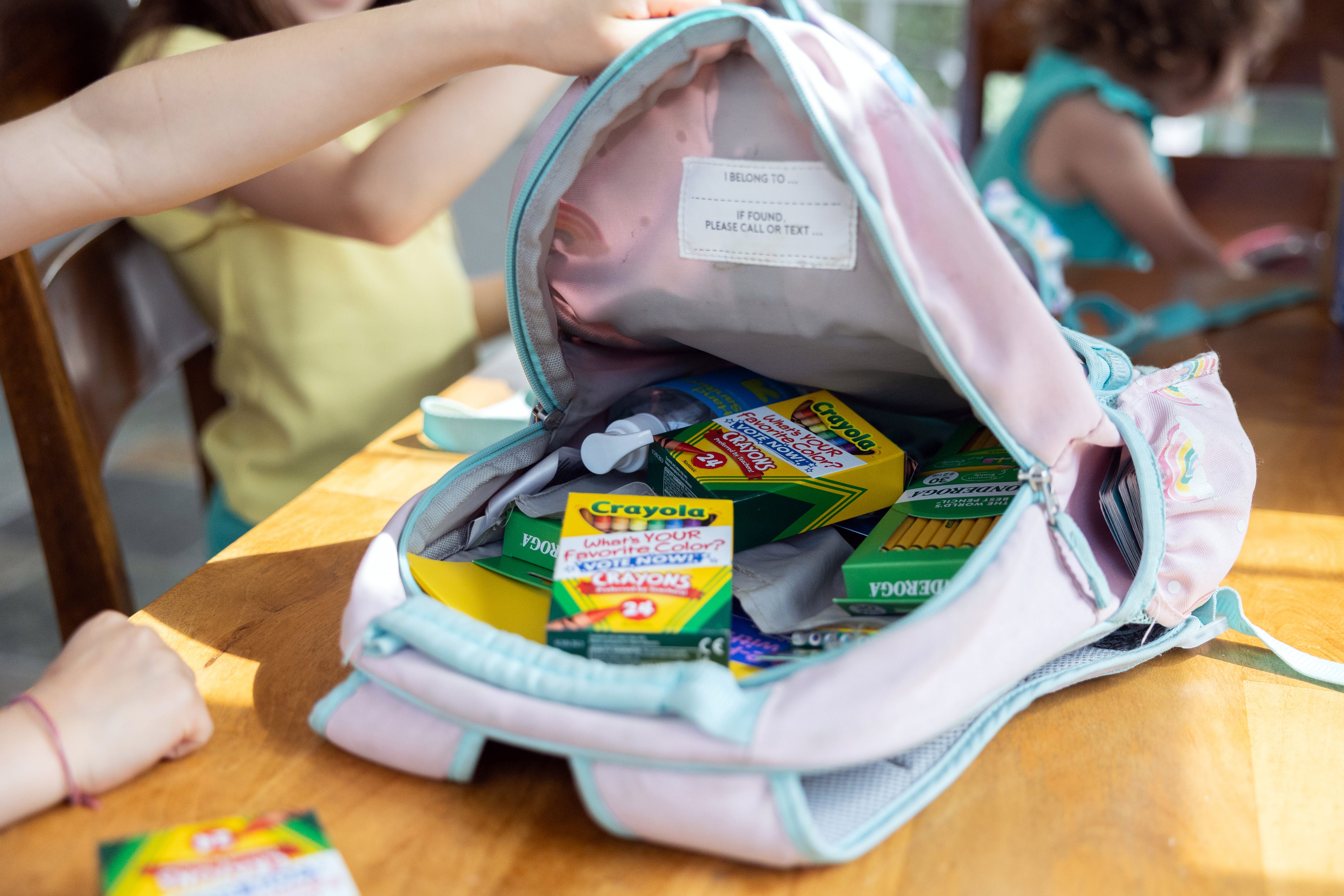 A kid's back to school backpack.