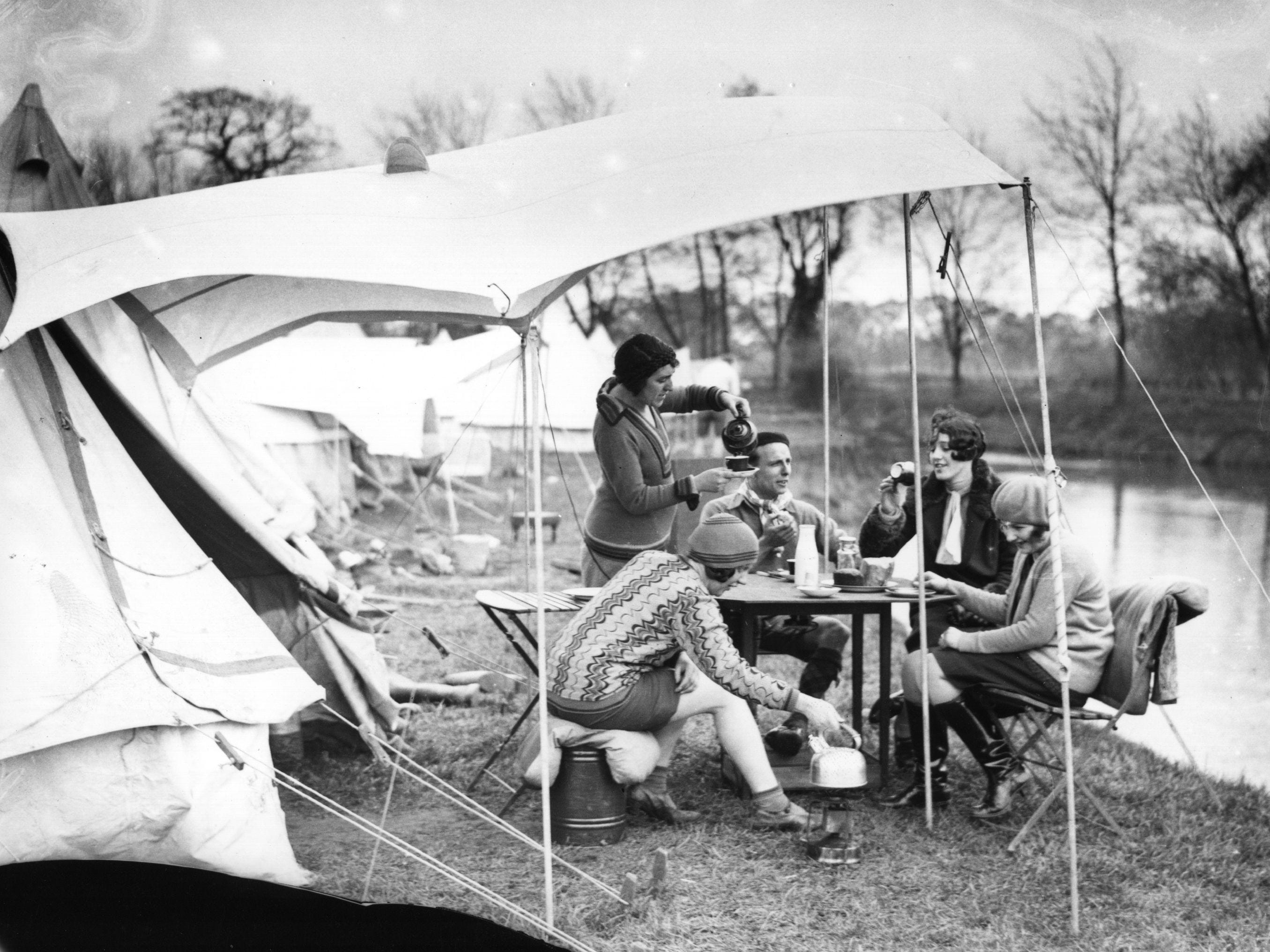 Vintage camping 1932