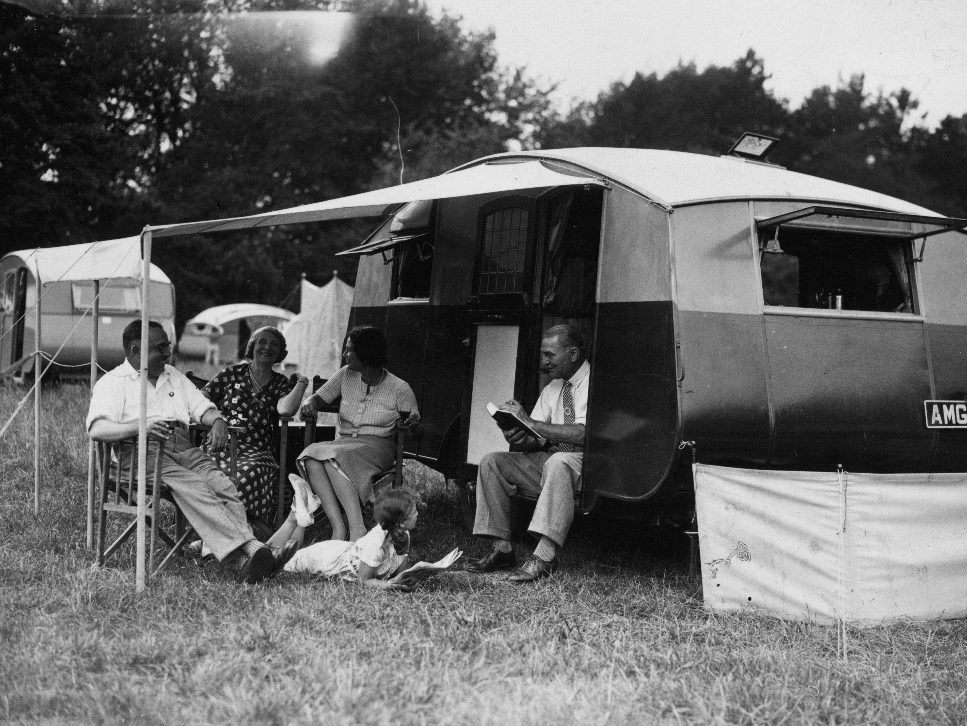 vintage camping