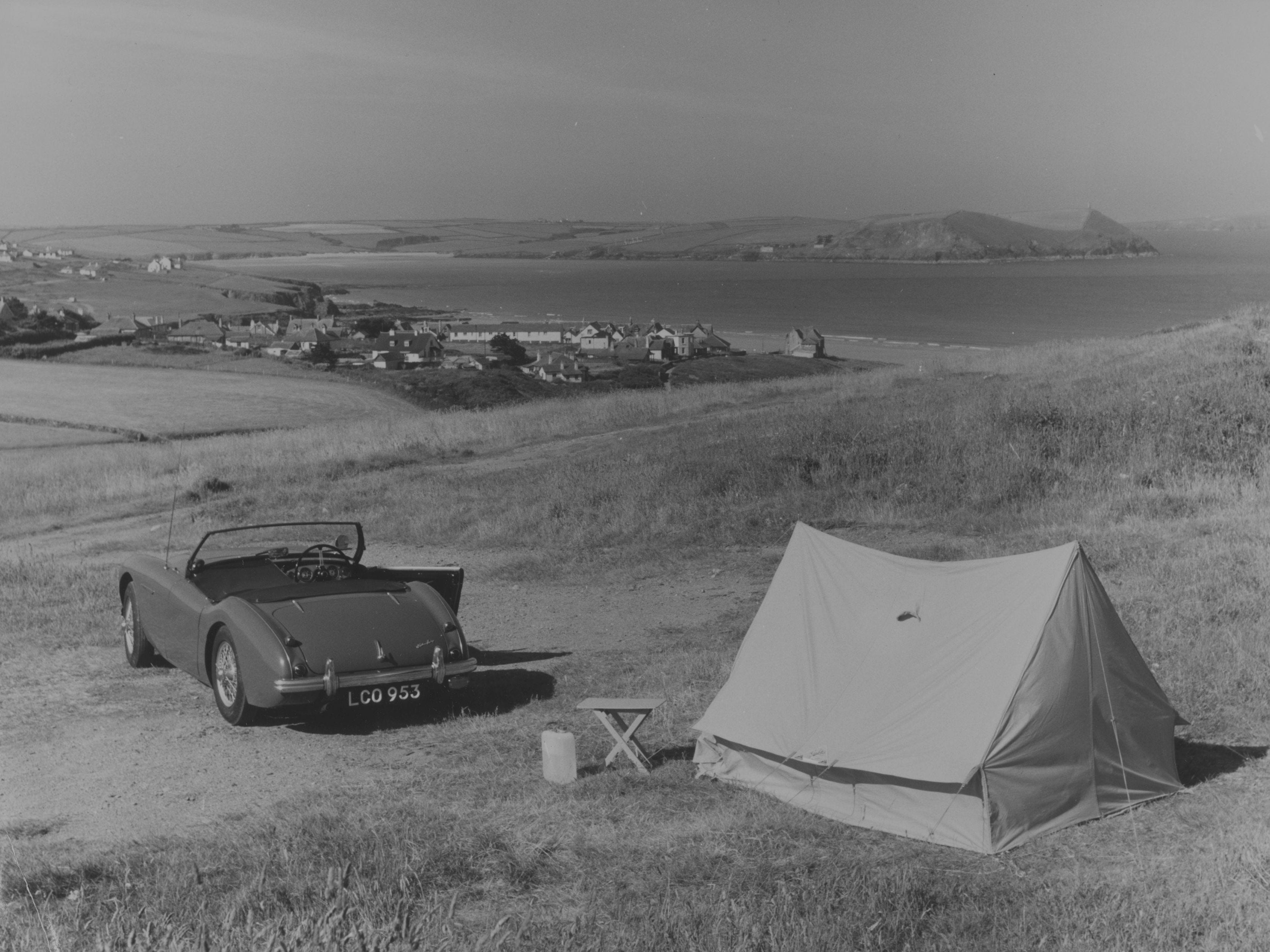 vintage camping 50s